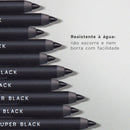 Lápis para Olhos Eyeliner Super Black Océane
