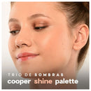 Trio de Sombras Cooper Shine Pallete 4you Océane