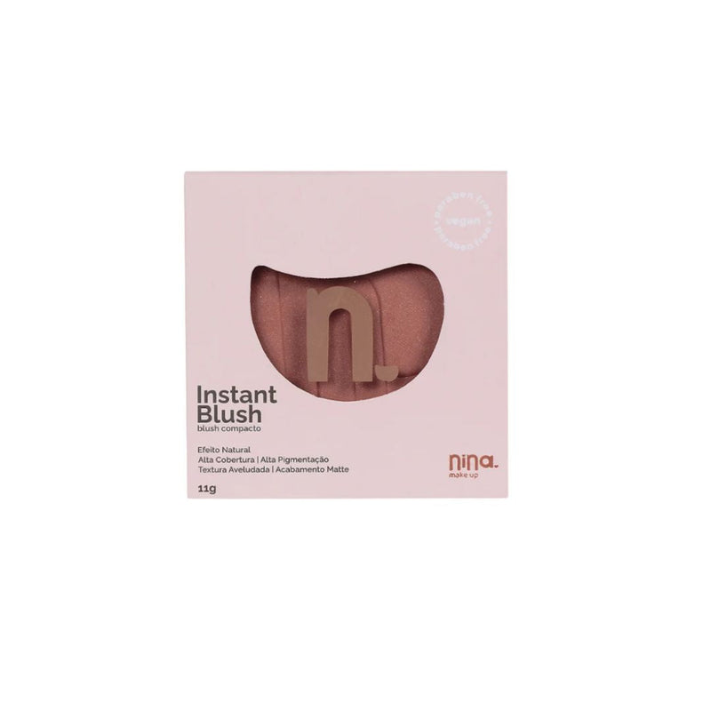 Blush Compacto Instant Blush Nina Makeup