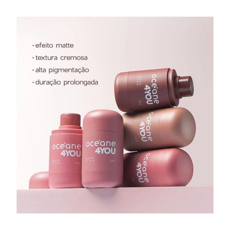 Blush em Bastão Blush Stick Océane 4you