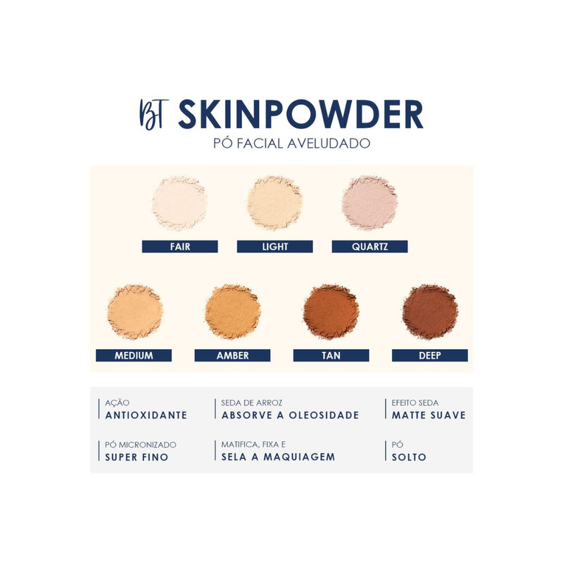 BT SkinPowder Pó Facial Aveludado Bruna Tavares