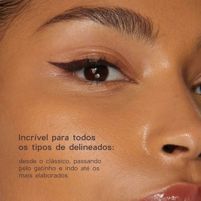 Caneta Delineadora Marrom Line My Eyes Edition Océane
