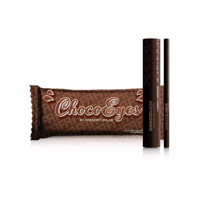 Choco Eyes Kit Máscara de Cílios e Lápis Marrom Franciny Ehlke