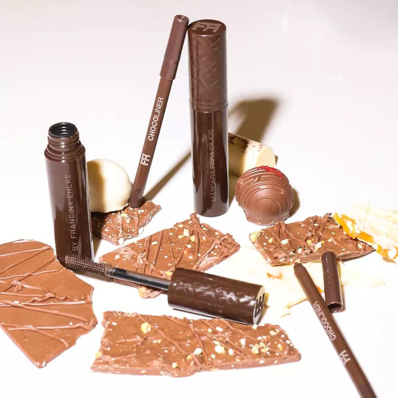 Choco Eyes Kit Máscara de Cílios e Lápis Marrom Franciny Ehlke