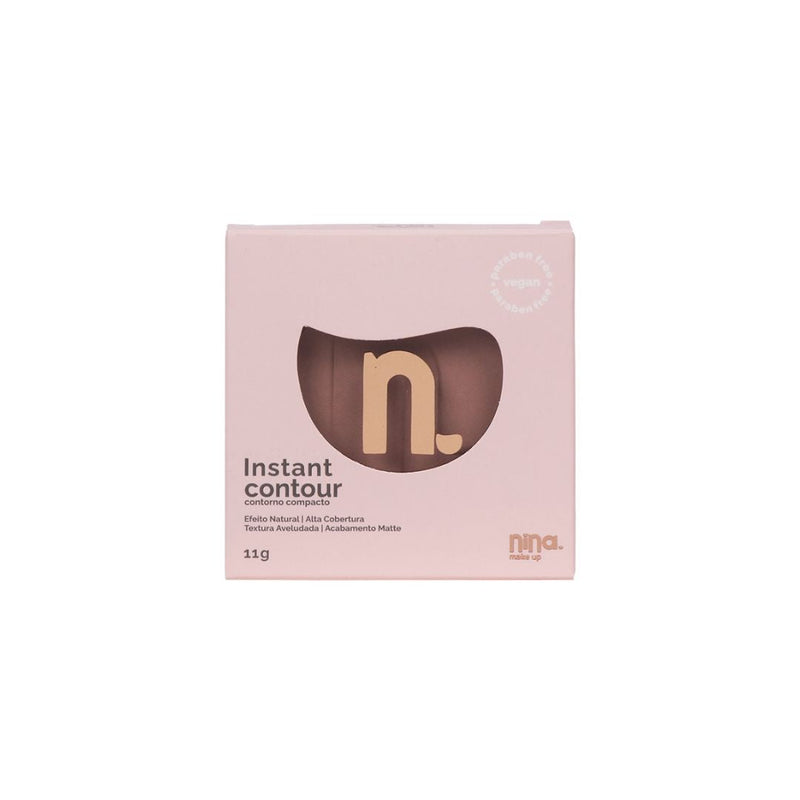 Contorno Compacto Instant Matte Nina Makeup