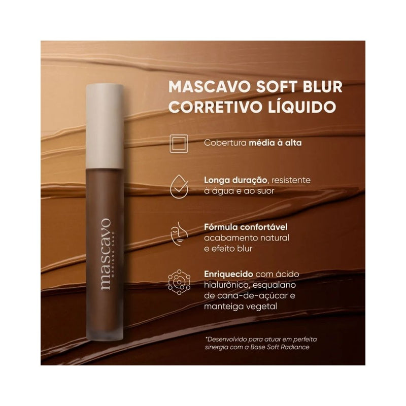 Corretivo Líquido Soft Blur Mascavo
