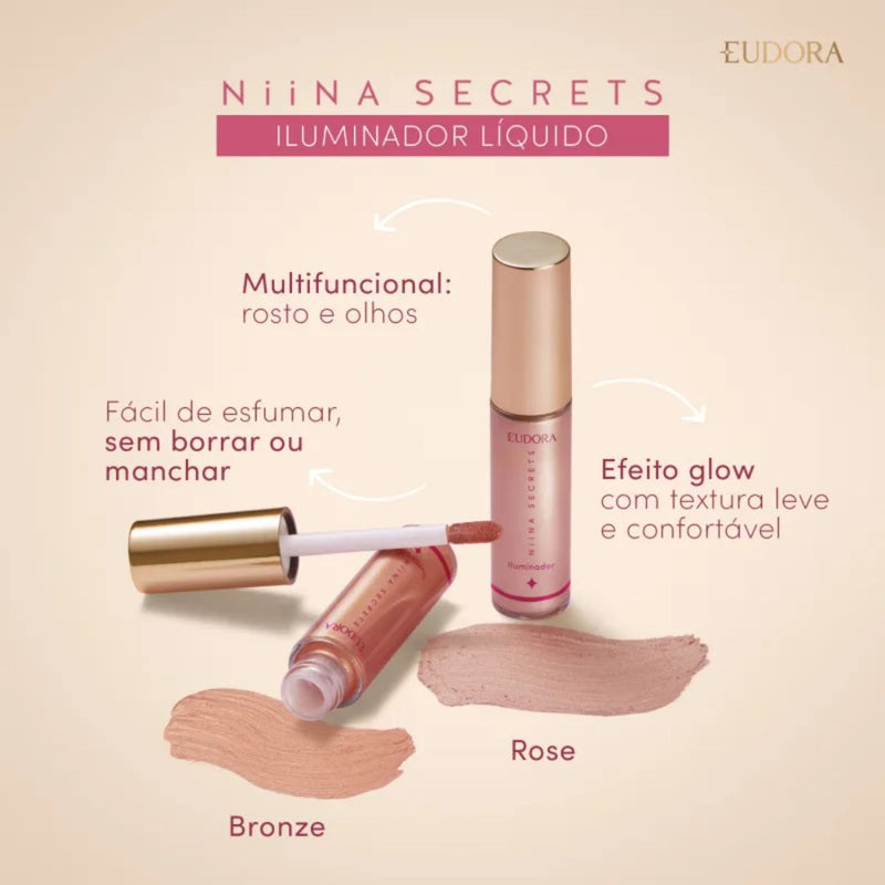Iluminador Líquido Luminous Niina Secrets By Eudora