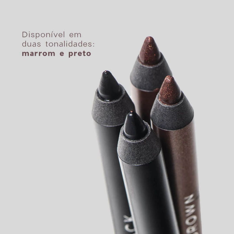 Lápis para Olhos Eyeliner Super Black Océane