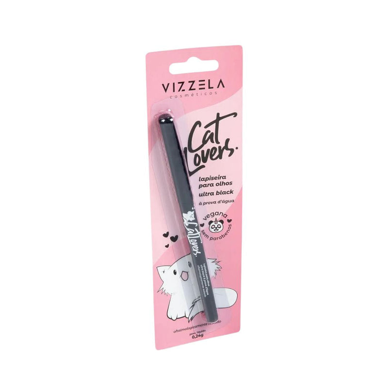 Lapiseira Para Olhos Preta Cat Lovers Vizzela