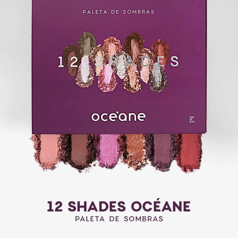 Paleta de Sombras 12 Shades Océane