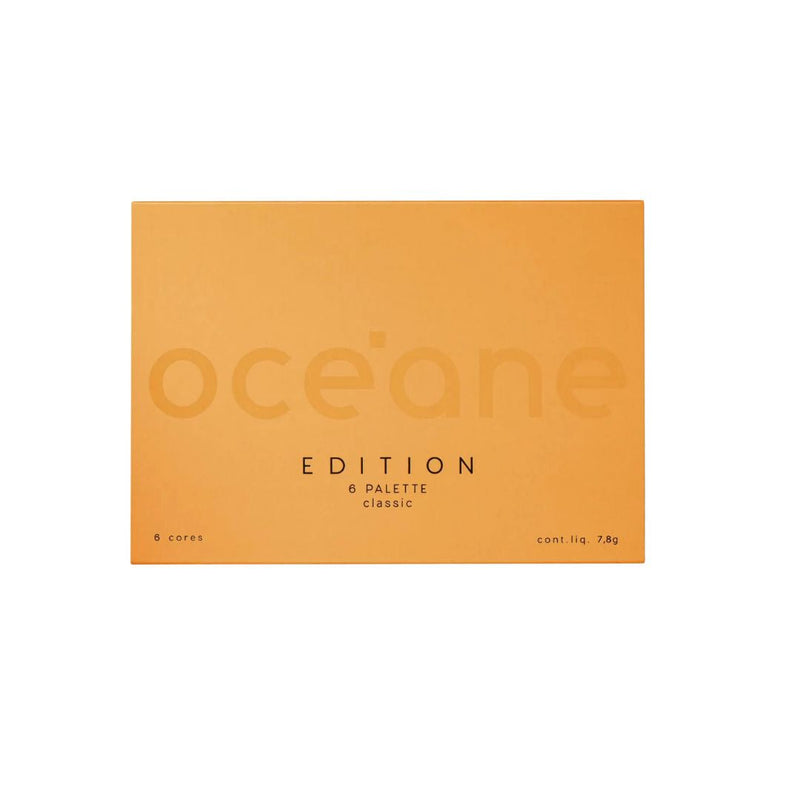 Paleta de Sombras Tons Terrosos 6 Eyeshadow Palette Classic Océane Edition