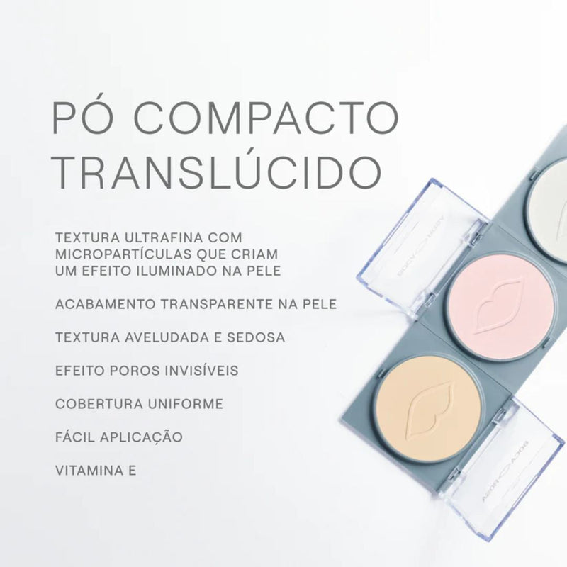 Pó Compacto Translúcido Boca Rosa