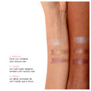 Trio de Sombras Rose Sparkle Pallete Océane 4you