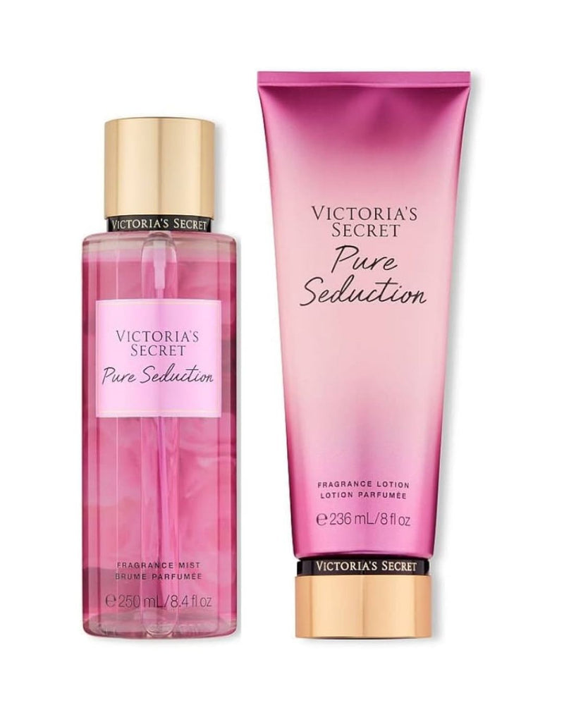 VICTORIA'S SECRET PURE SEDUCTION KIT - BODY SPLASH E CREME CORPORAL