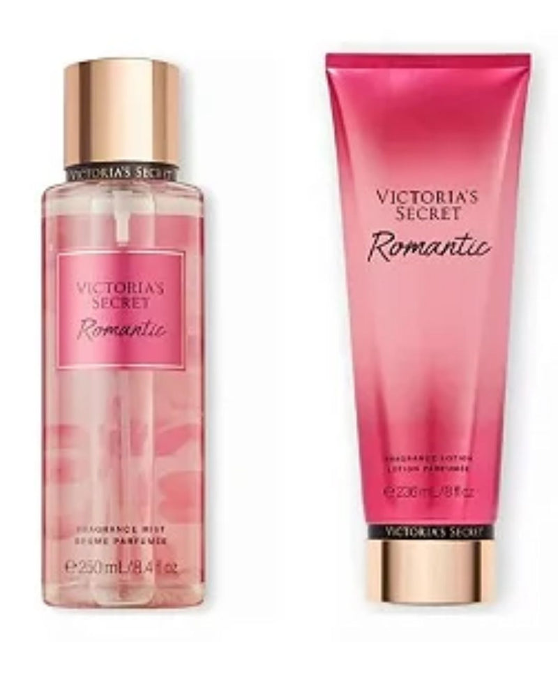VICTORIA'S SECRET ROMANTIC KIT - BODY SPLASH E CREME CORPORAL