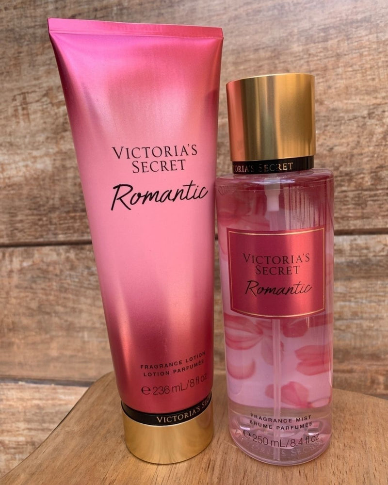 VICTORIA'S SECRET ROMANTIC KIT - BODY SPLASH E CREME CORPORAL